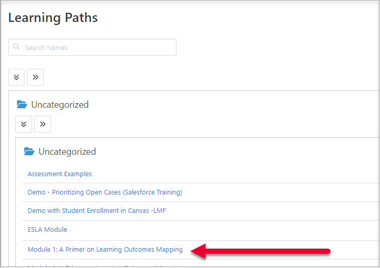 arrowing pointing to path