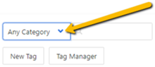 any category dropdown displayed