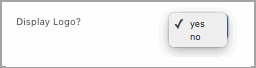 display logo options