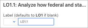 adding new outcome number drop down