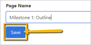 Save button