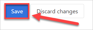 Save button