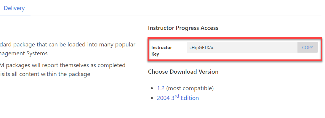 rectangle around instructor key