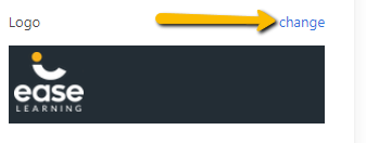 change logo option