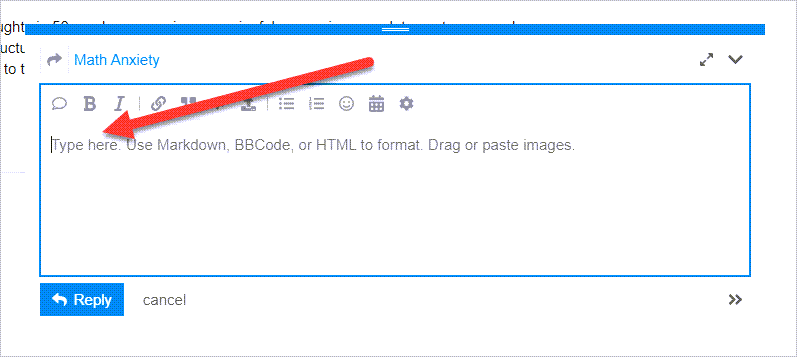 arrow_pointing_inside_content_editor_of_reply_post.png